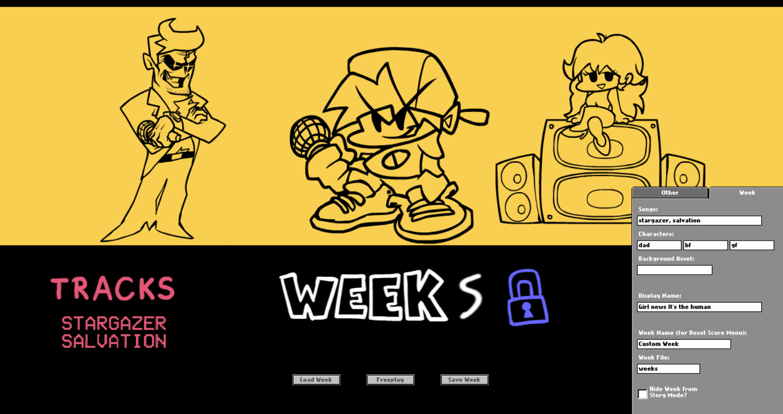WEEK skins