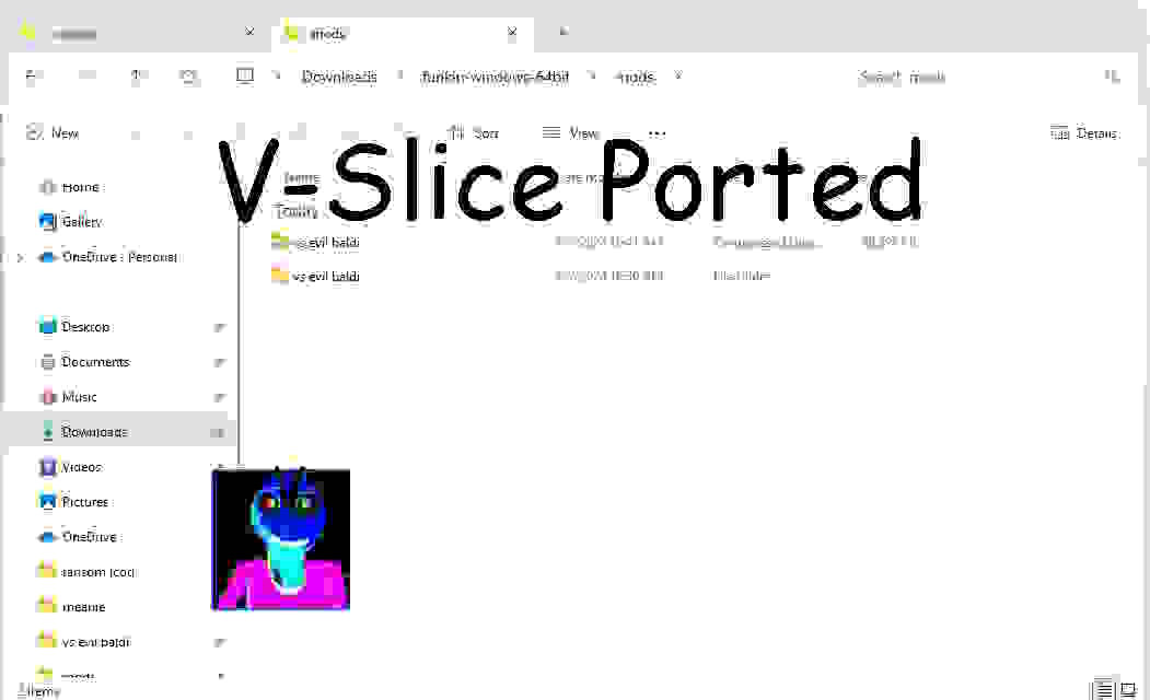 FNF VS. EVIL BALDI V-slice Port