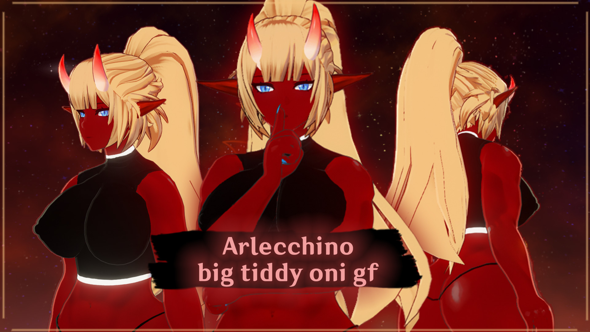 [Arlecchino]big tiddy oni gf