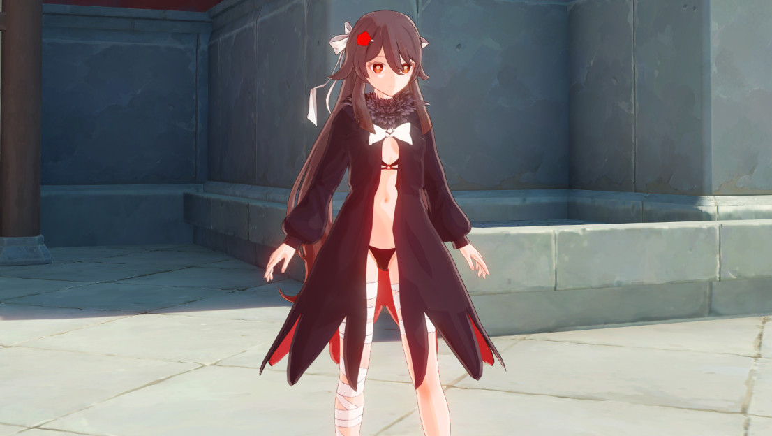 Coat & Bikini Hu Tao