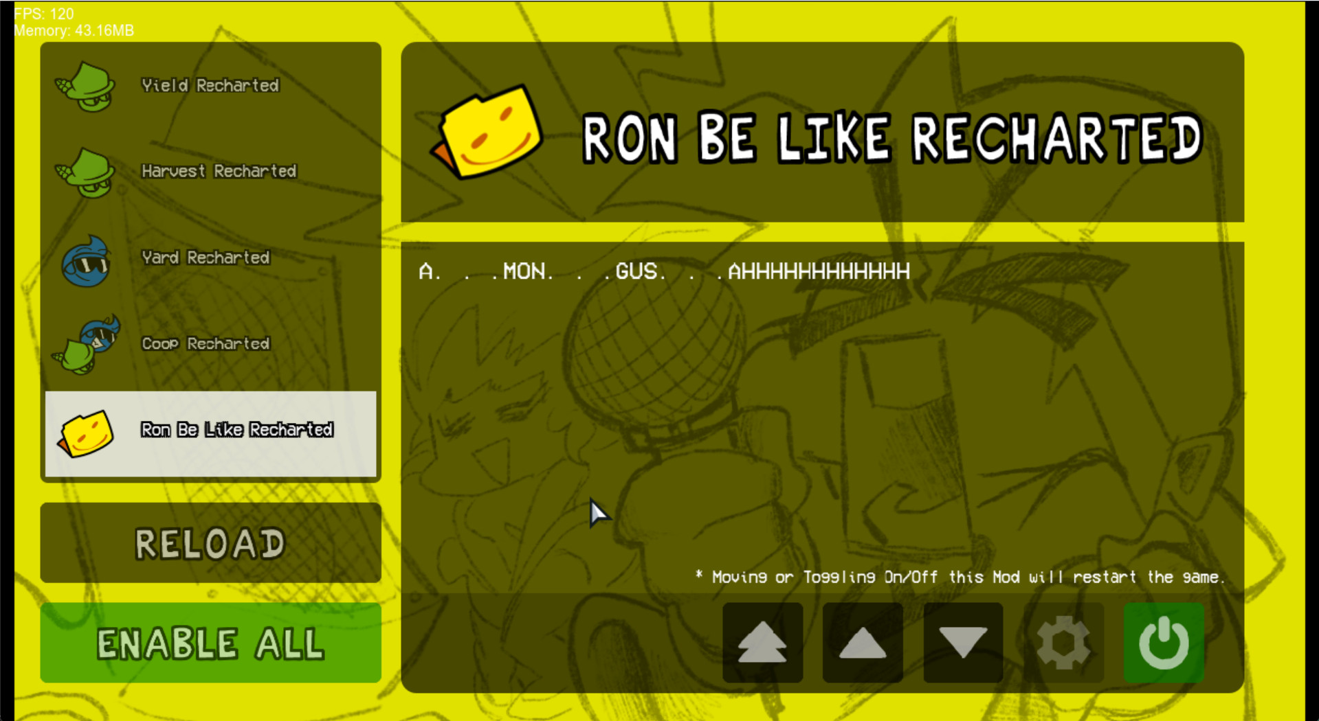 Ron Be Like Recharted for the Psych Engine