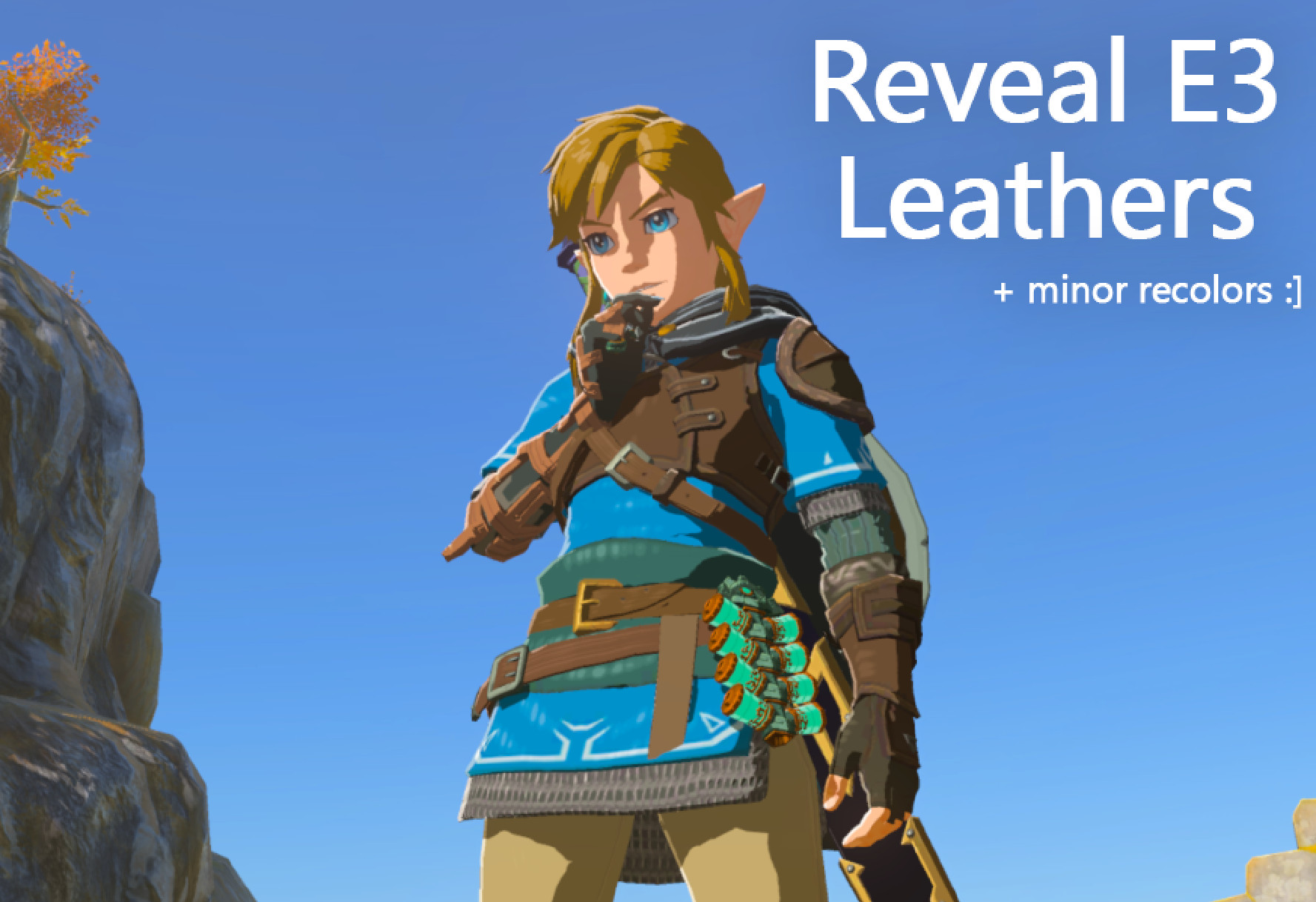 E3 Reveal Leathers: Recolor + Alts [The Legend of Zelda: Tears of the  Kingdom] [Mods]