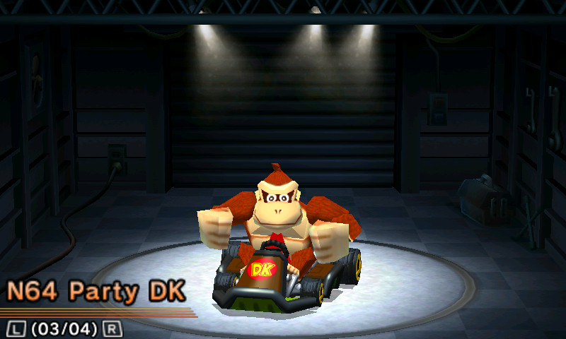 Donkey Kong (N64 Mario Party) Mod for Mario Kart 7 | MK7 Mods