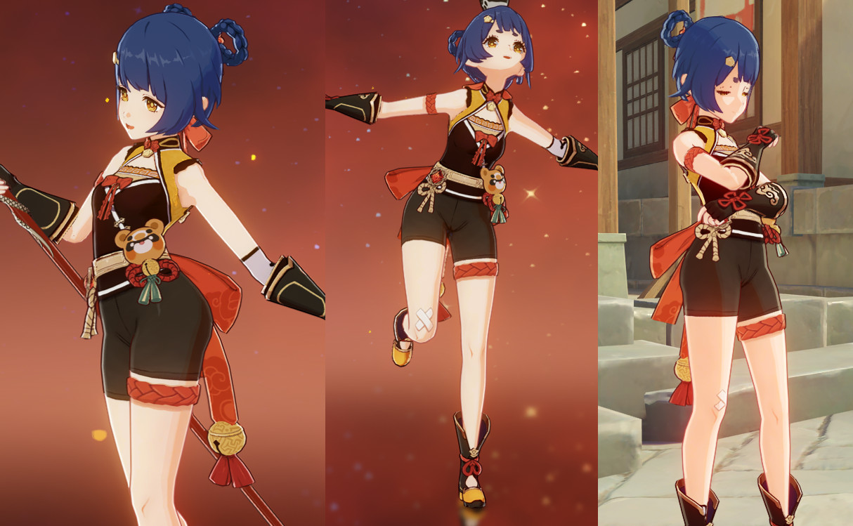 Xiangling's Spandex Shorts