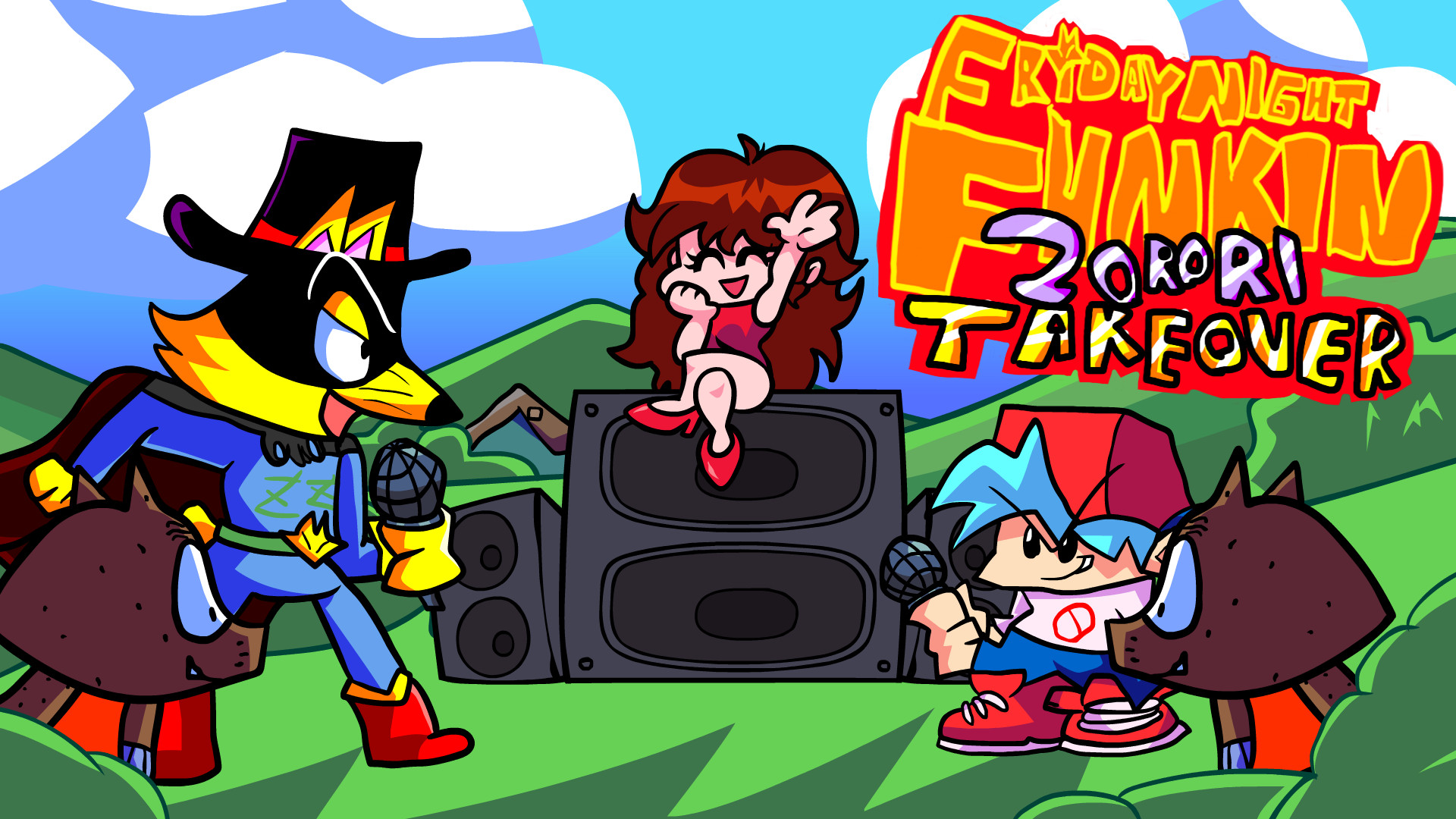 Friday Night Funkin':Zorori Takeover(DEMO)