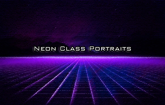 Neon Class Portraits