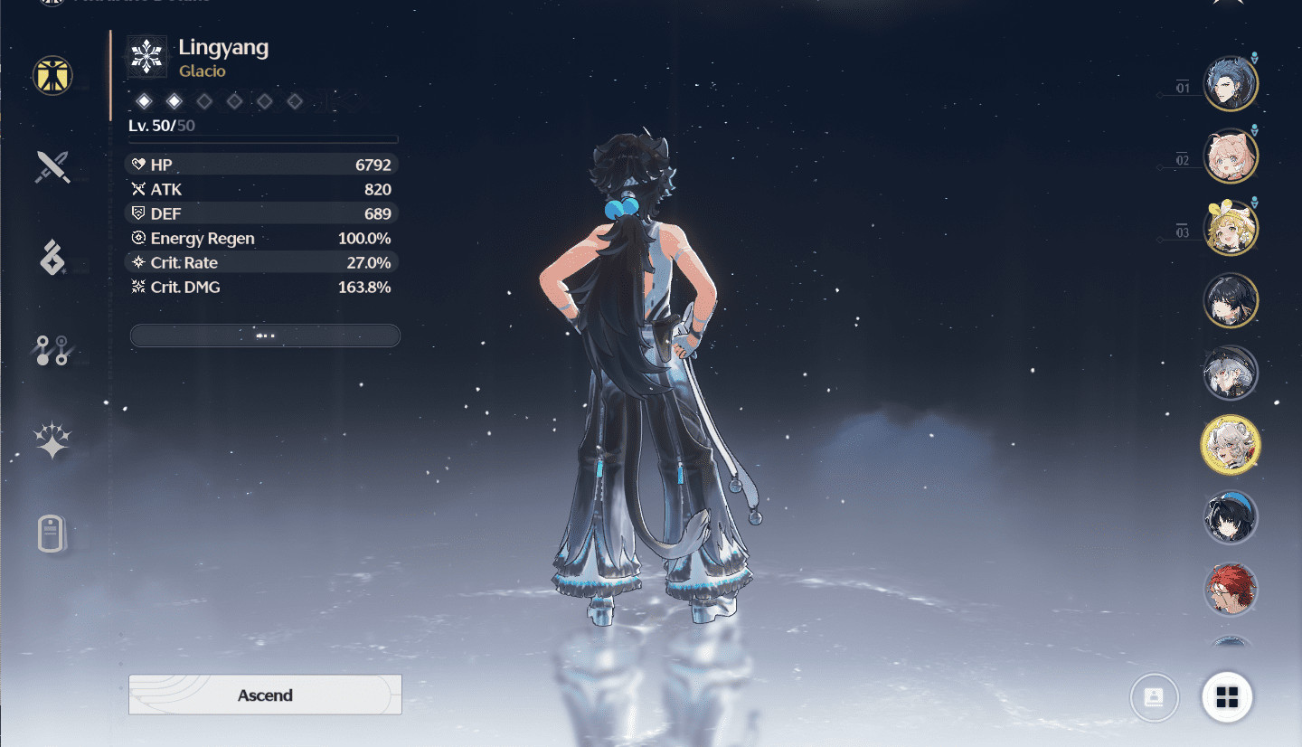 Color Inversion Lingyang Mod for Wuthering Waves | WuWa Mods