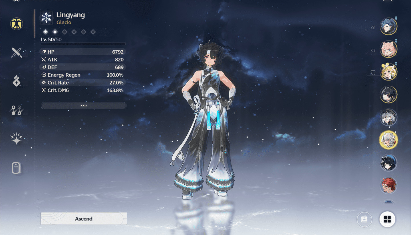 Color Inversion Lingyang Mod for Wuthering Waves | WuWa Mods