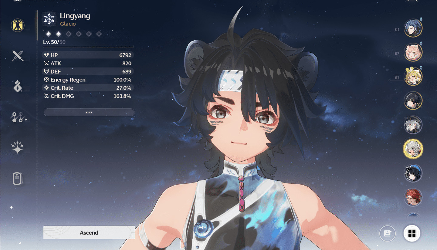 Color Inversion Lingyang Mod for Wuthering Waves | WuWa Mods