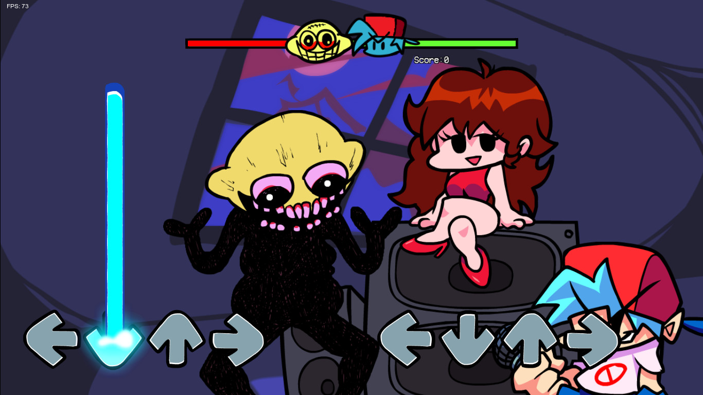 Monster looks at you