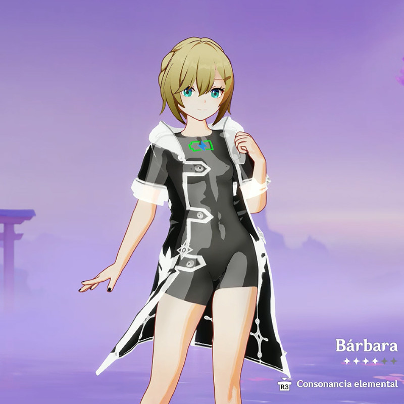 Light and transparency for Cyberpunk Barbara