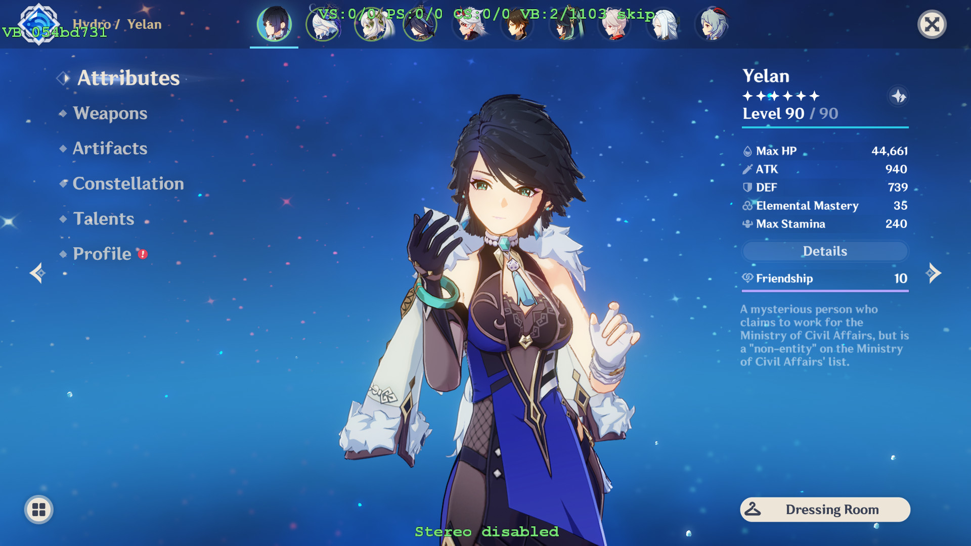 Bayonetta 2 hair on yelan