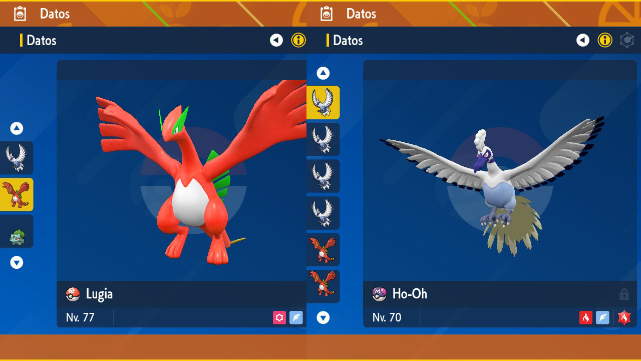 Pokemon Inverted Back Inverted colors Lugia and Ho-oh Mod for Pokemon Scarlet & Violet | PKMN ...