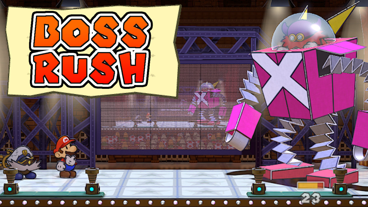 Glitz Pit BOSS RUSH! Mod for Paper Mario: The Thousand Year