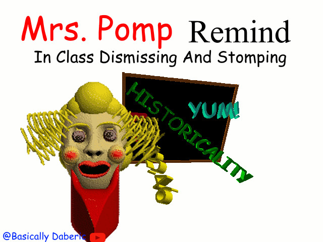 Mrs. Pomp Replace Baldi Mod for Baldi's Basics | Baldi Mods