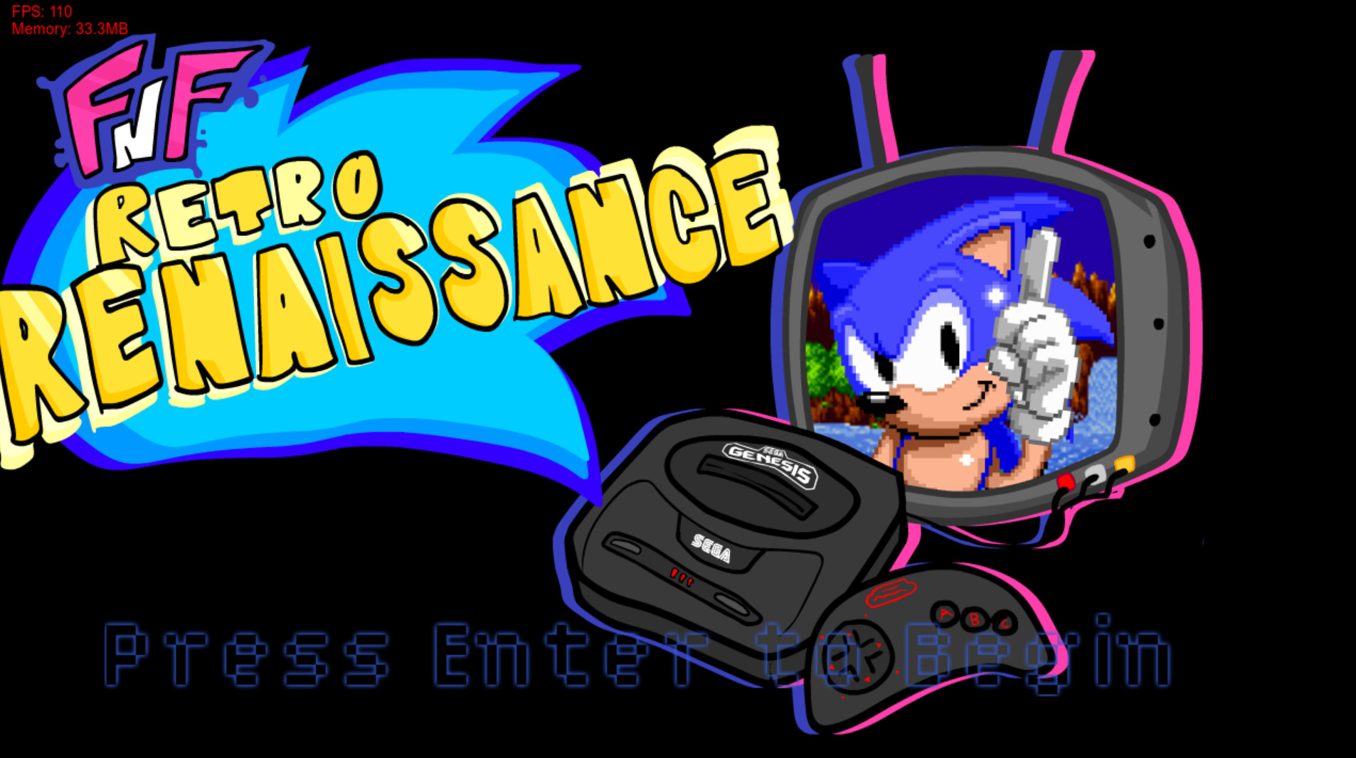 FNF vs Retro Renaissance V1 DEMO