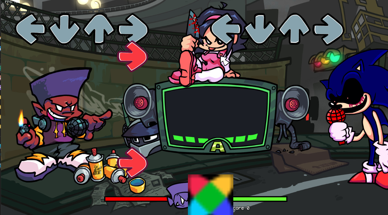Sonic.Exe In V-Slice FNF