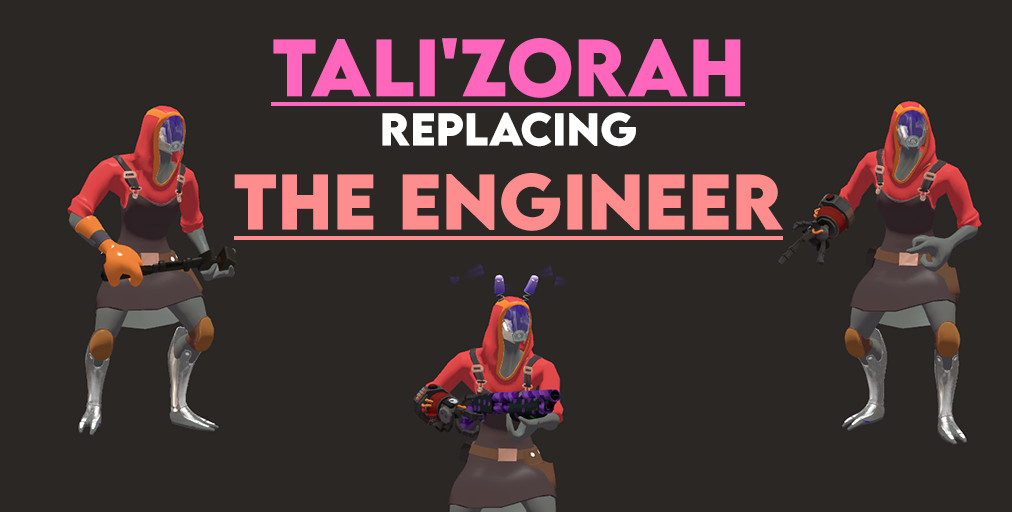 Tali'Zorah replacing the engineer!