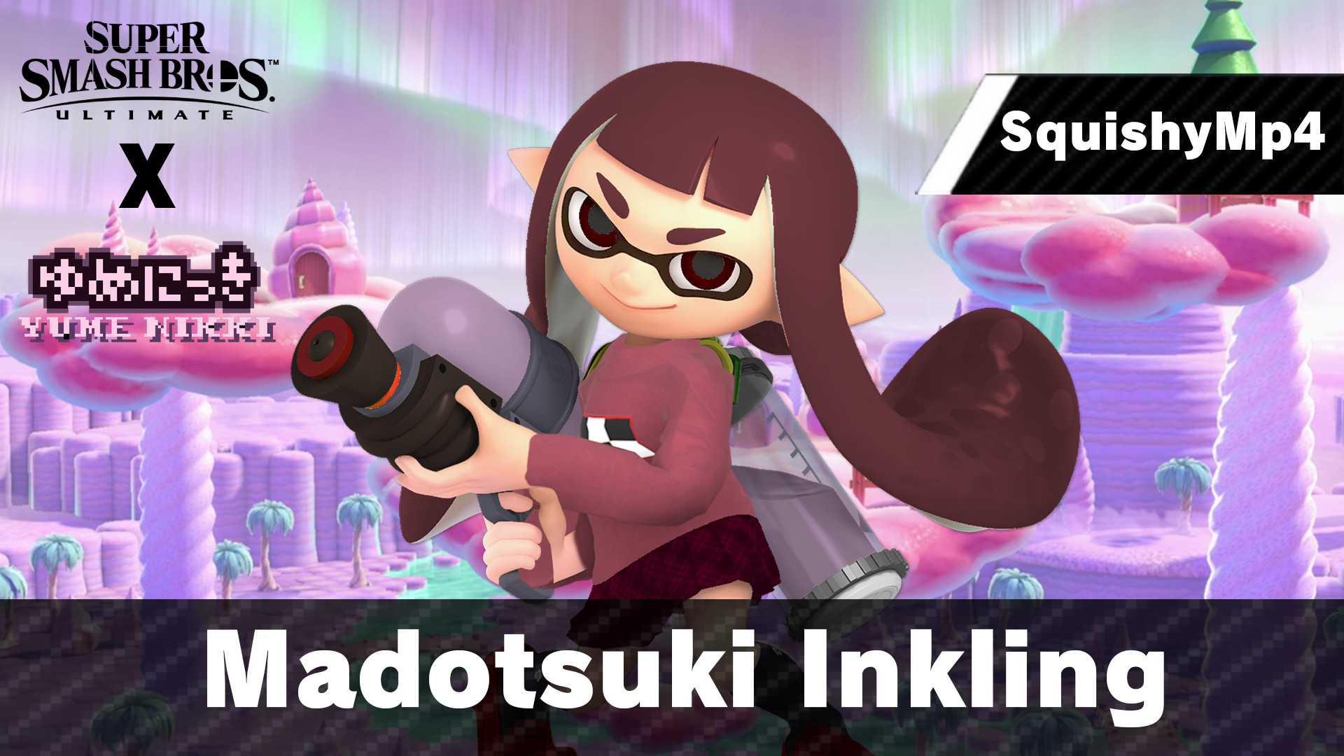 Madotsuki Inkling (Yume Nikki) [Super Smash Bros. Ultimate] [Mods]