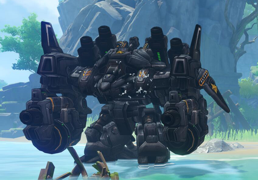 The kind of Thor that shoots missiles from its but