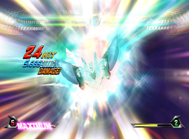 Blaster Tekkaman Blade over green Mod for Tatsunoko vs. Capcom ...