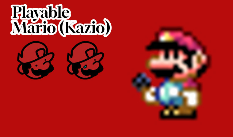 Playable Mario (Kazio/Kaizo)