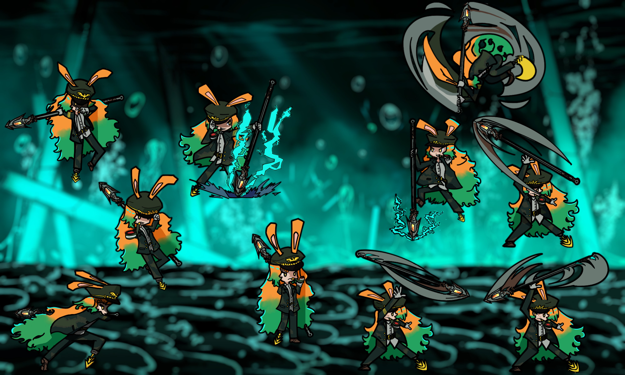 Captain Ishmael (Limbus Company) over Heavyblade [Rabbit and Steel] [Mods]