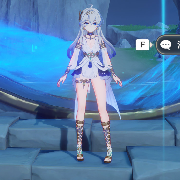 Furina in Strinova Kanami Outfit