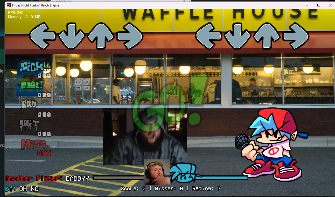 Funkin at Waffle House