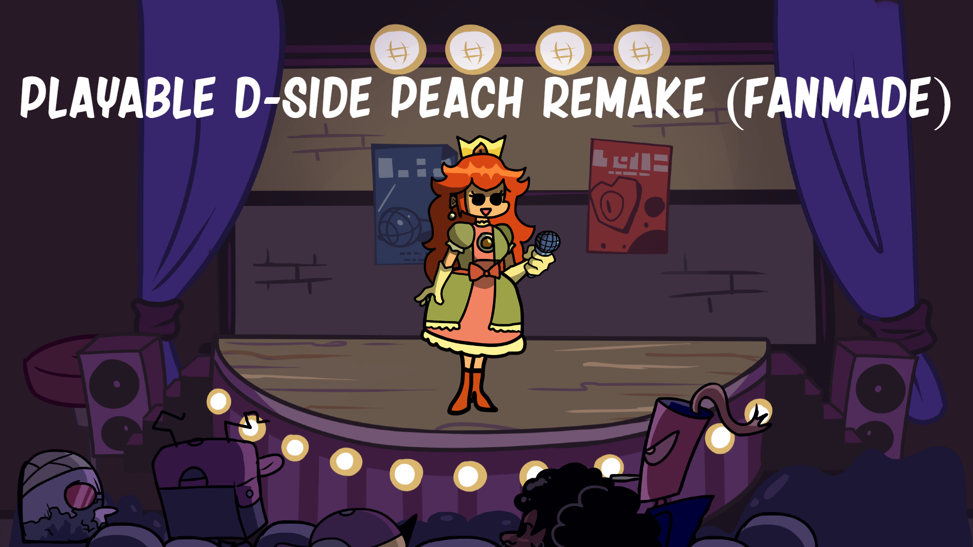 Playable D-Side Peach Remake (FanMade) + FLA