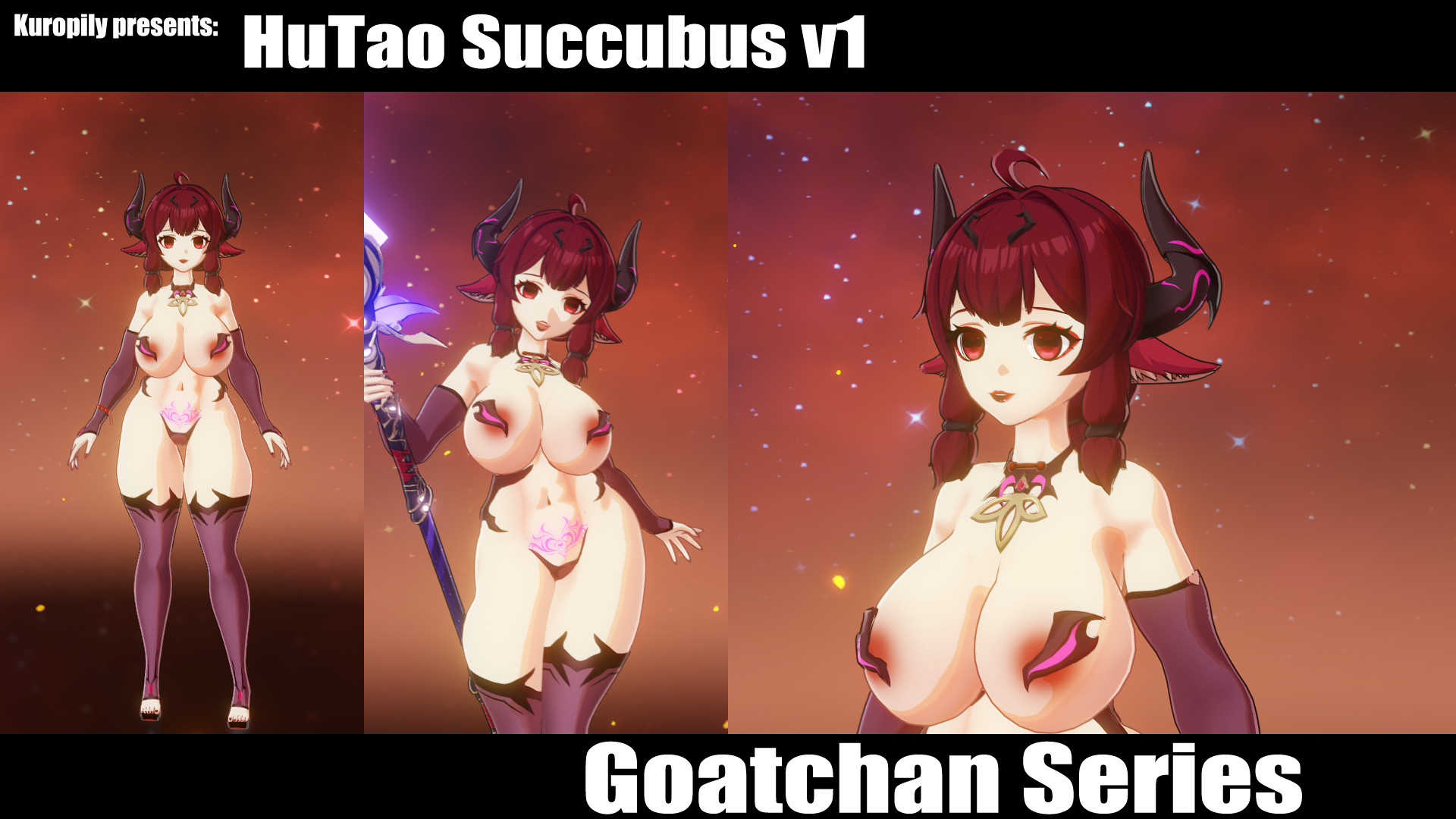 Goatchan HuTao Succubus + ALT