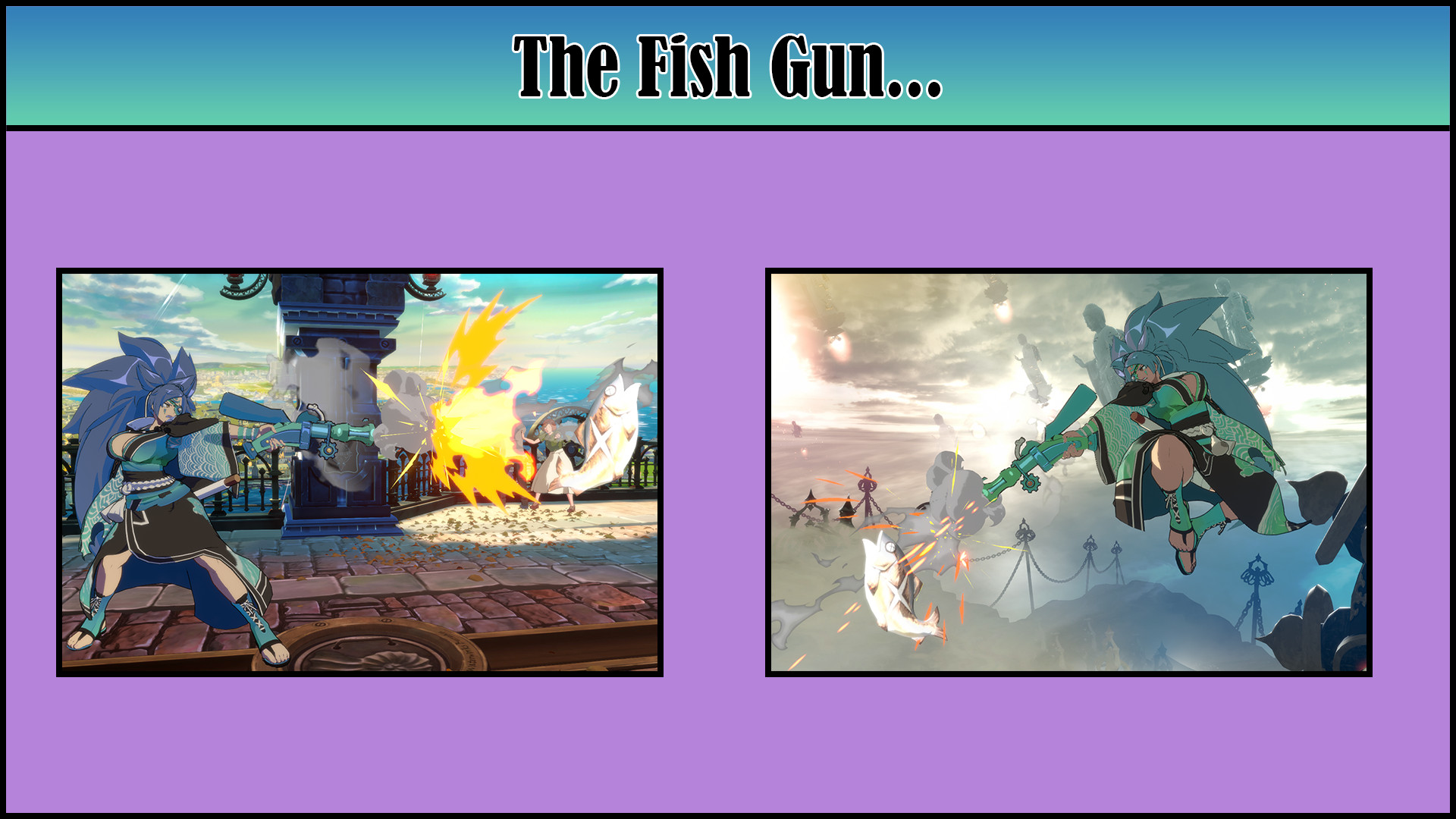 Aquamarine Themed Baiken & Fishing pole katana Mod for GUILTY GEAR -STRIVE-  | GGST Mods