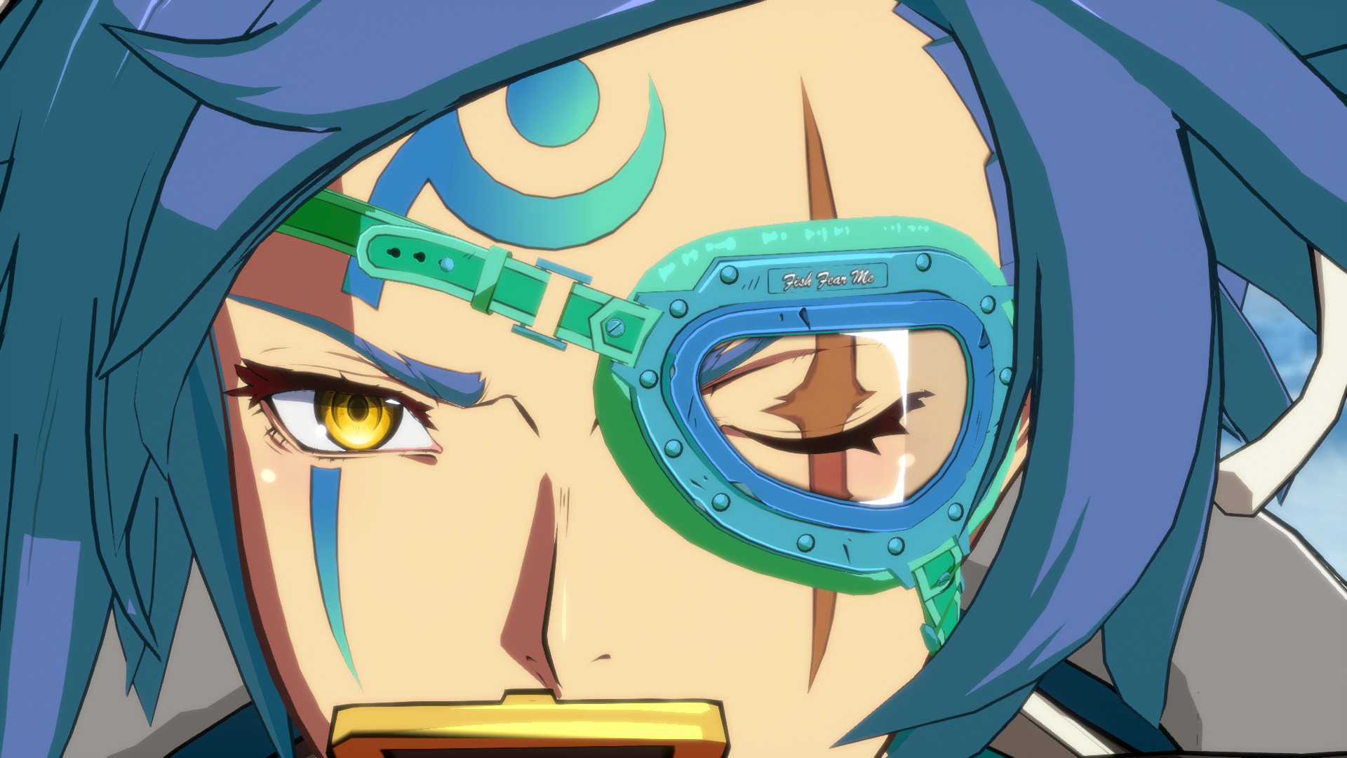 Aquamarine Themed Baiken & Fishing pole katana Mod for GUILTY GEAR -STRIVE-  | GGST Mods