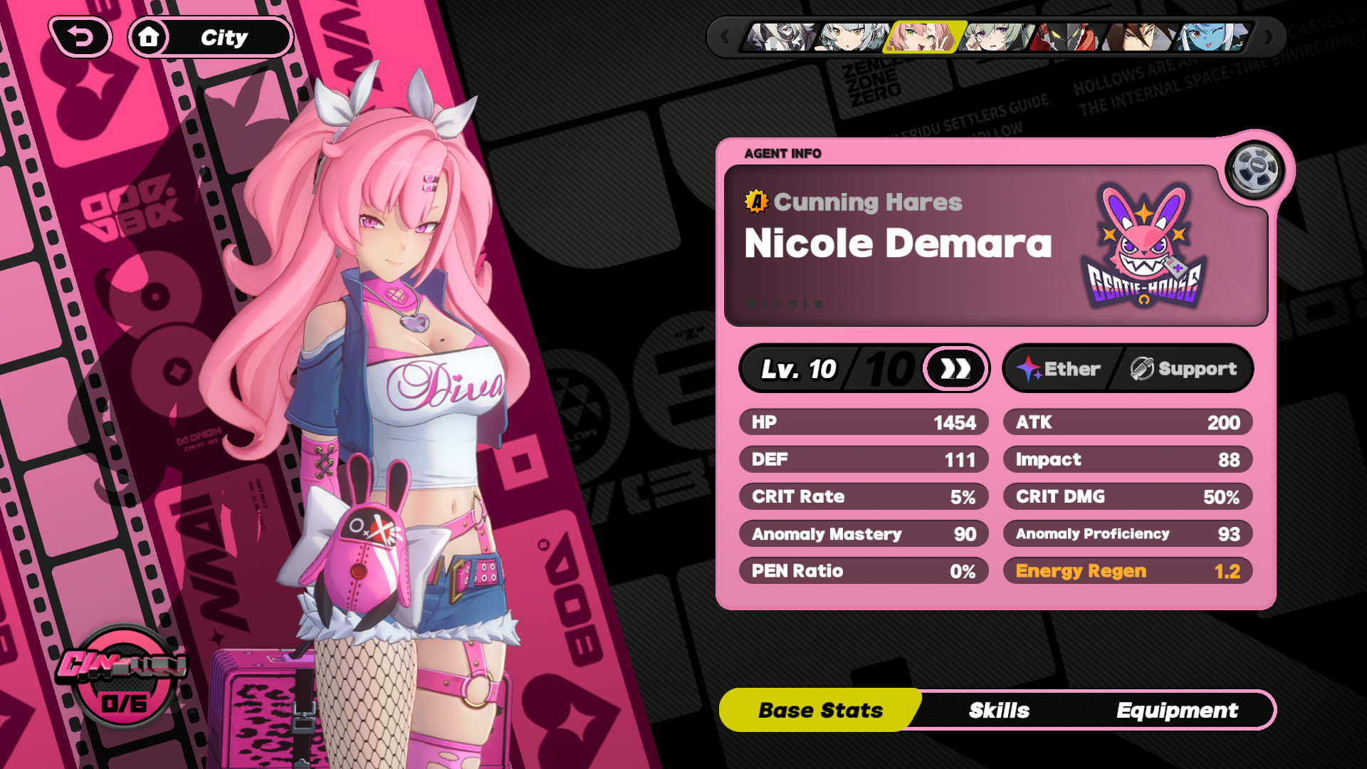 2000's Heartthrob Nicole ⋆˚ʚɞ Mod for Zenless Zone Zero | ZZZ Mods