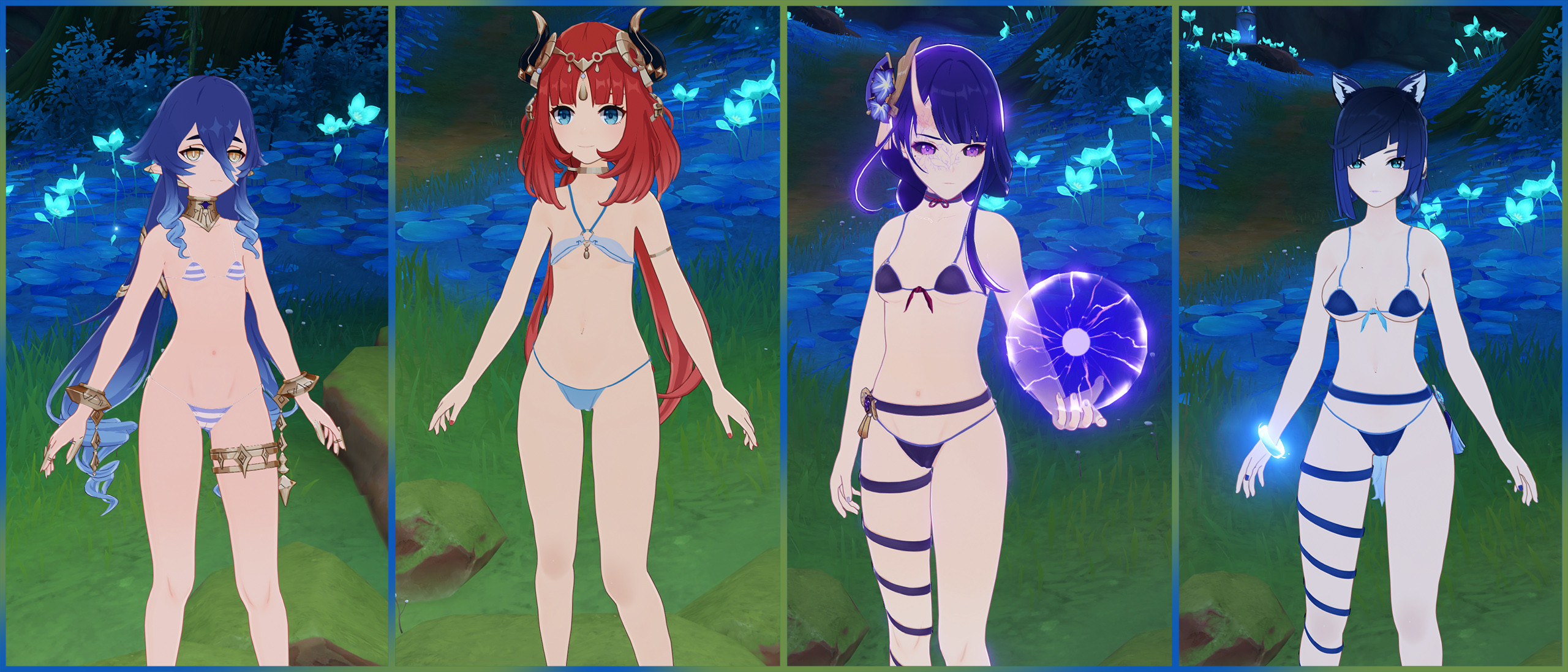 Mergeable Swimsuits