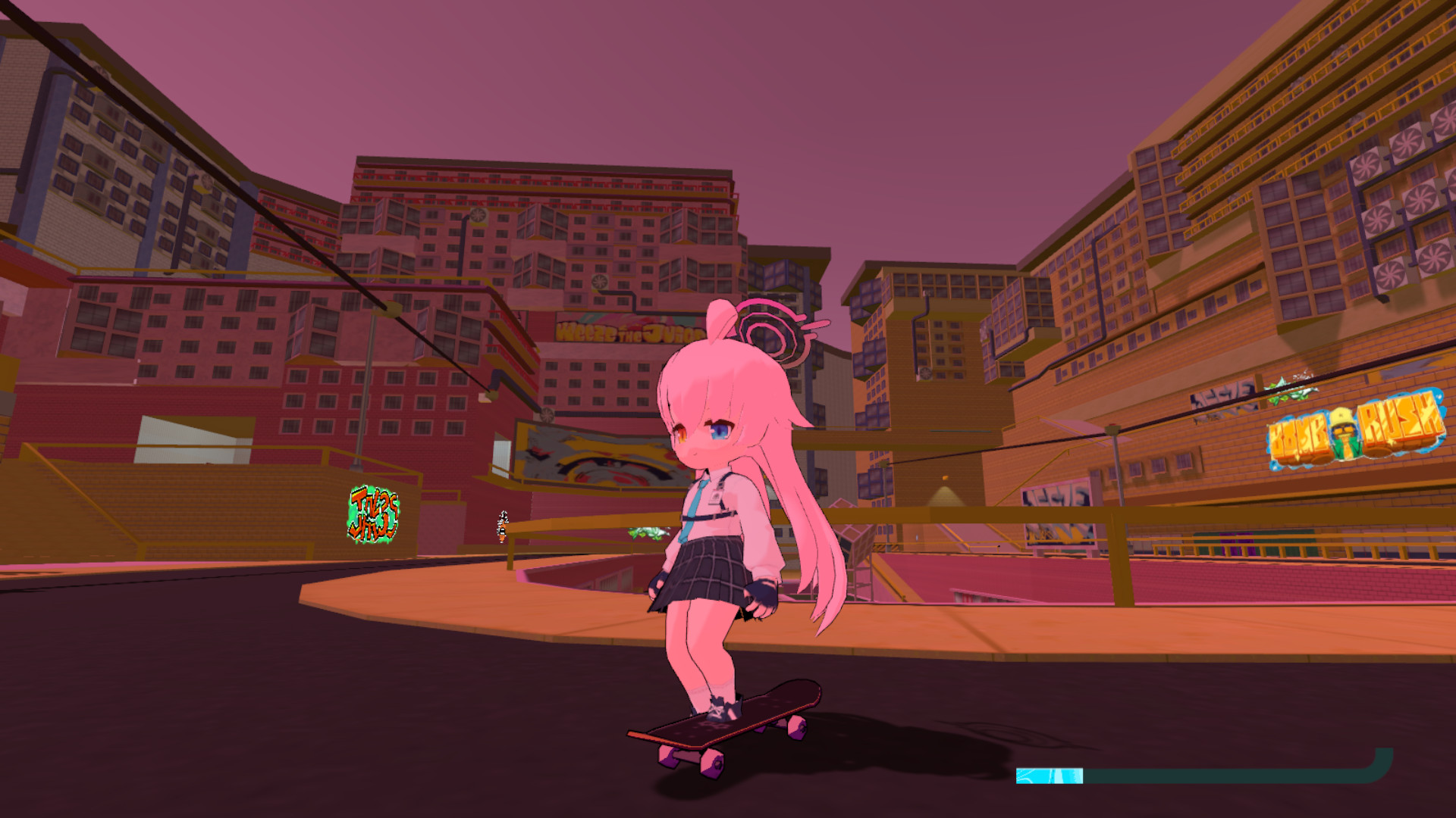 Takanashi Hoshino (Blue Archive) Mod for Bomb Rush Cyberfunk | BRC Mods
