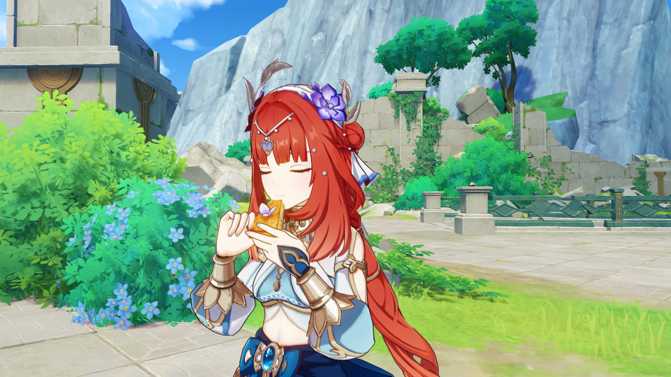 Nilou with alternate hairstyle