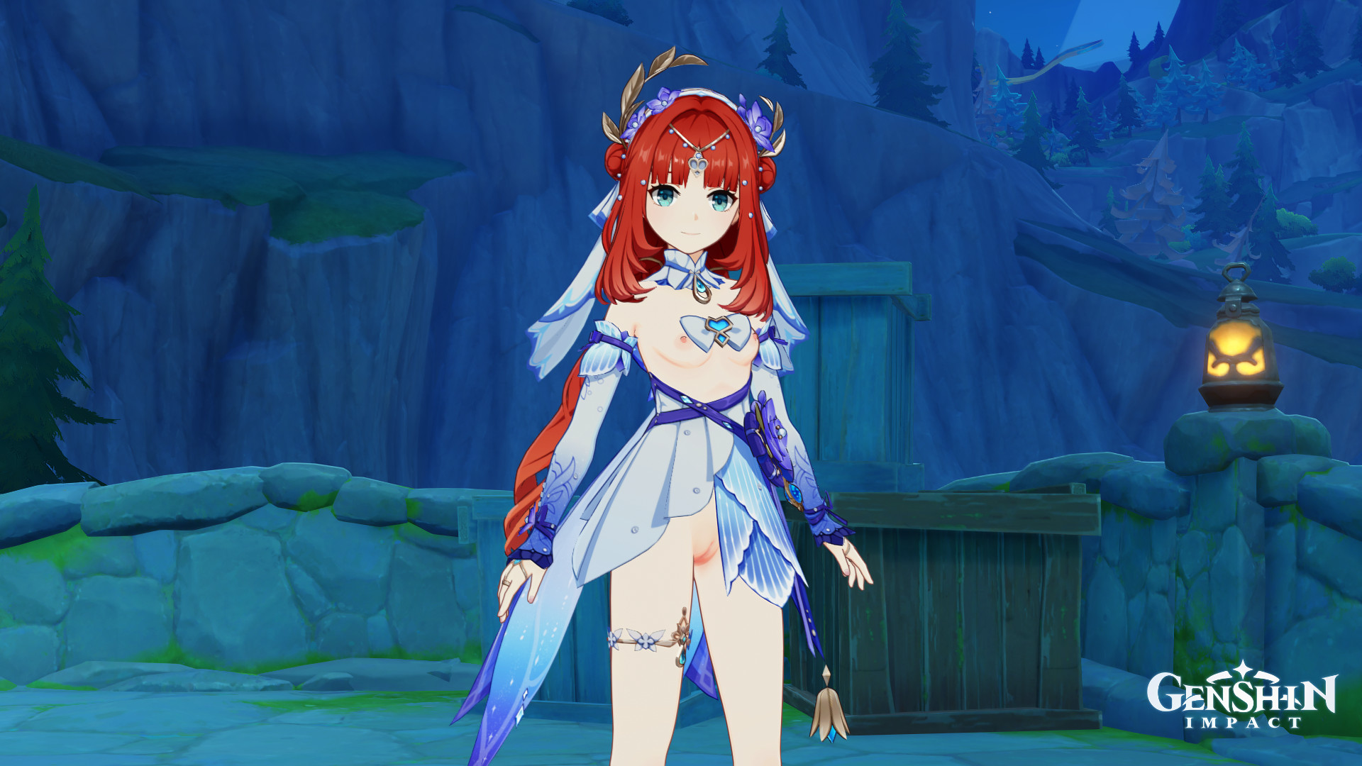 Nilou Breeze Half Nude NSFW
