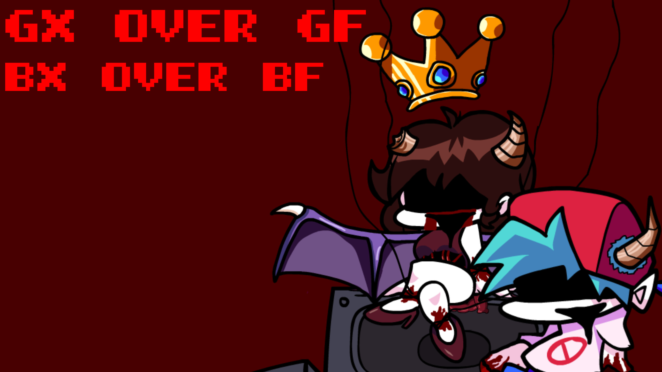 GX over GF and BX over BF