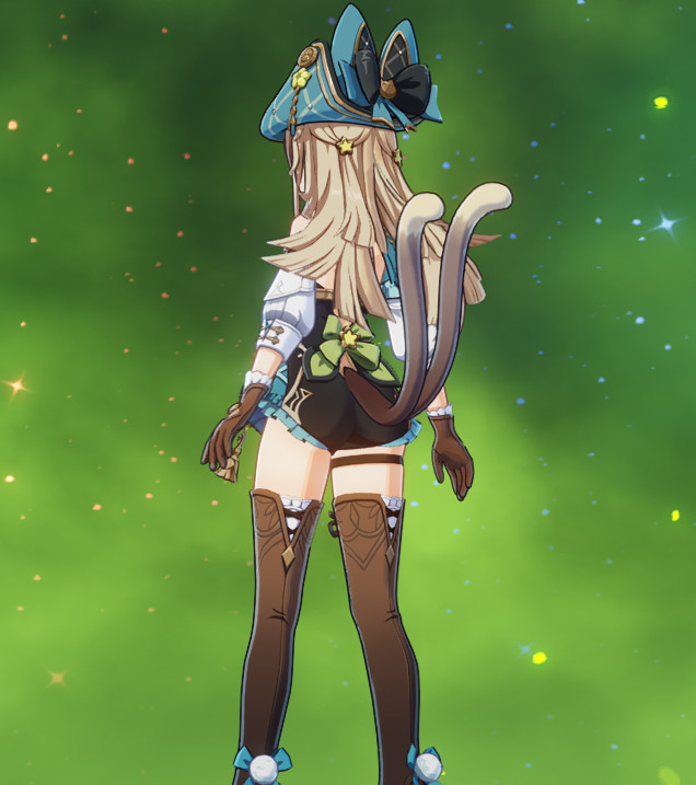 Kirara Summer Skin Butt Reveal + Round Tails
