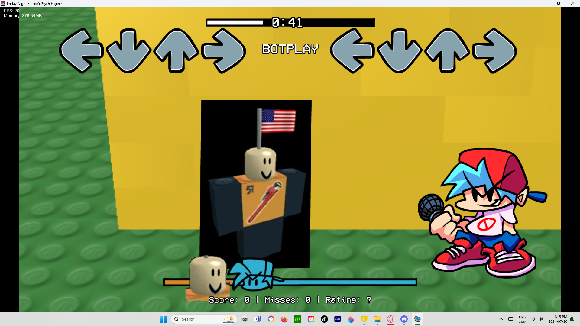 VS BUILDERMAN Mod for Friday Night Funkin' | FNF Mods