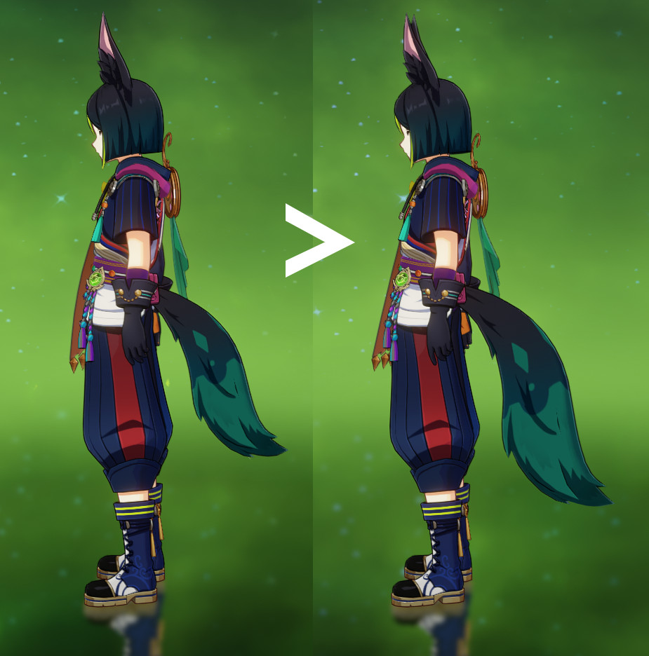 Tighnari Bigger Tail