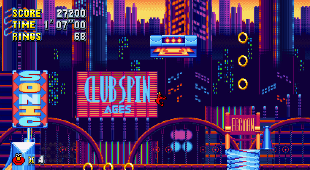 Elmo Mania Plus/The Muppets Discovery Mod for Sonic Mania | SM Mods