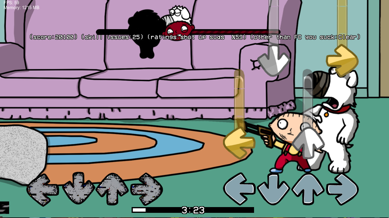 Quahog Downfall Playable