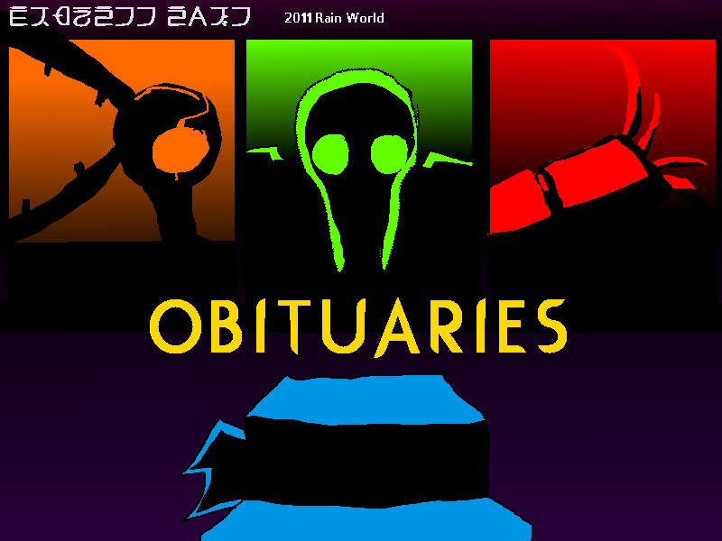 2011 Rain World Obituaries