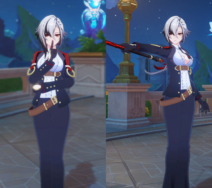 Arlecchino Fuji Kiseki outfit Mod