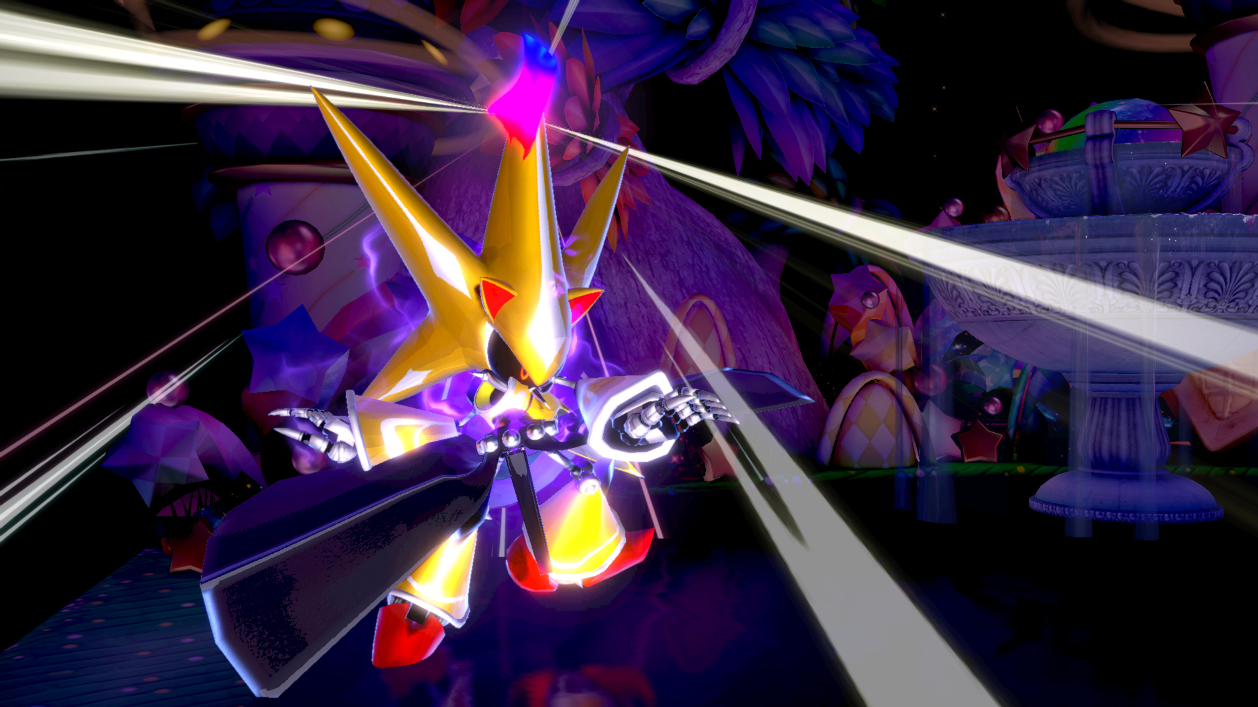 Sonic | Neo Metal Sonic over Mewtwo Mod for Super Smash Bros. Ultimate |  SSBU Mods, image size:2559x1439