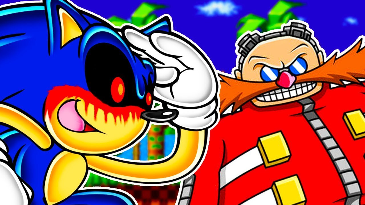 Alone V2 but Sonic vs Eggman - FNF [Cover]