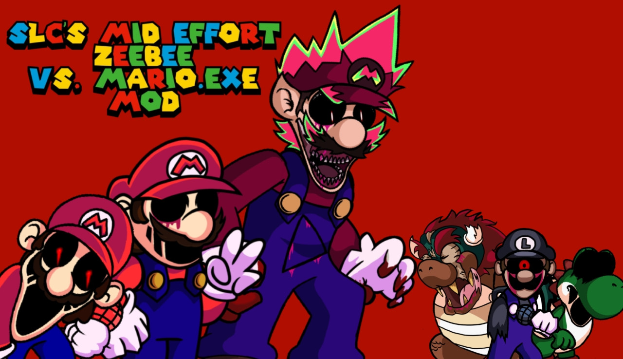 SLC s Zeebee Vs Mario EXE Mod Mod For Friday Night Funkin FNF Mods