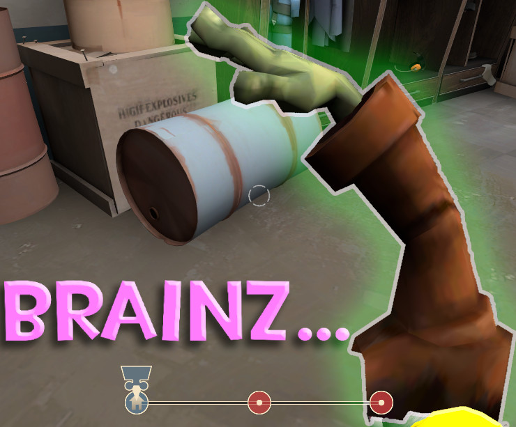 Browncoat Zombie Arm (Plants Vs Zombies 3)